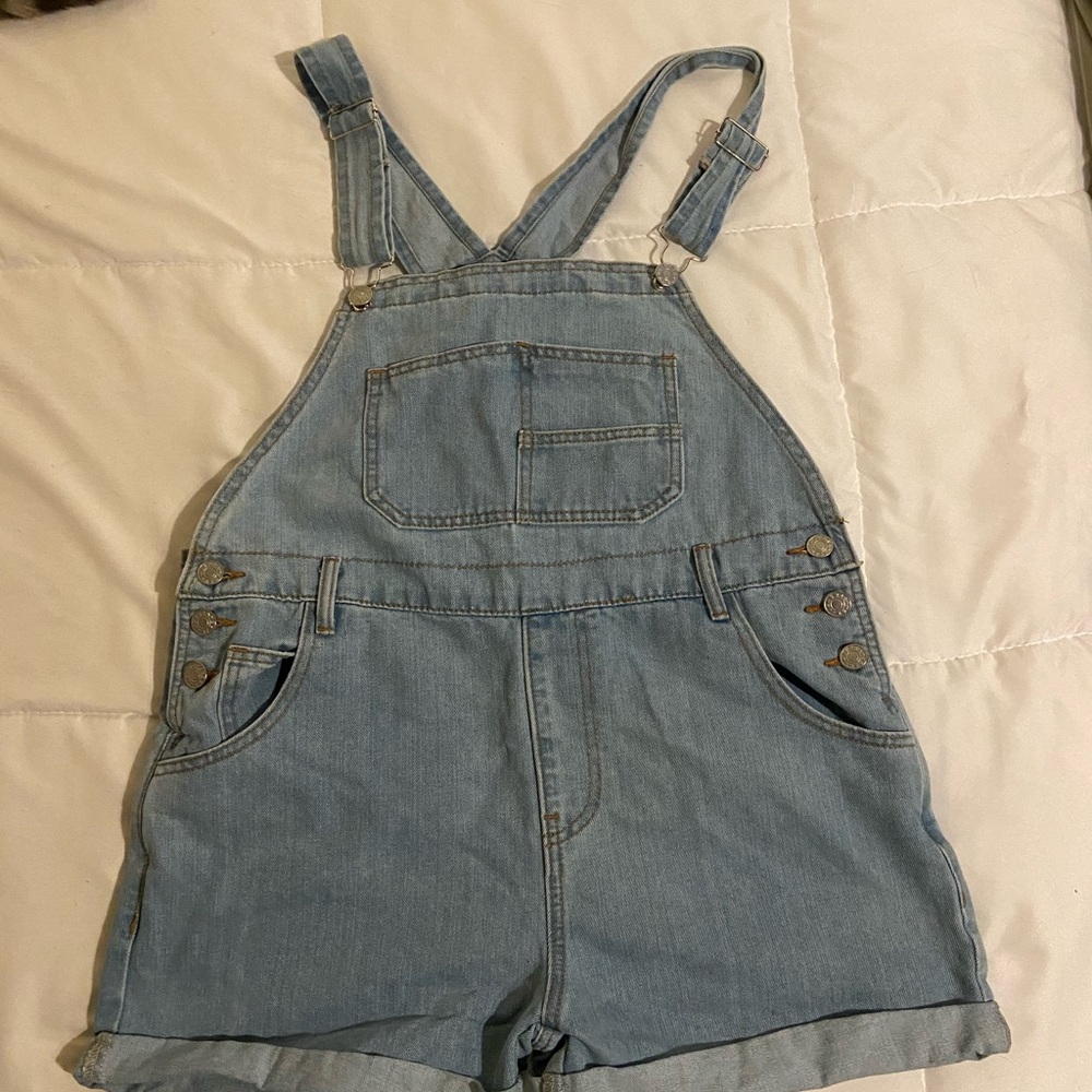 Light Blue Denim Overalls